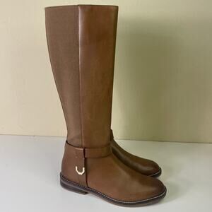 Women's Cole Haan Camry Brown Leather Tall Riding Boots Women's Size 6 B W18870